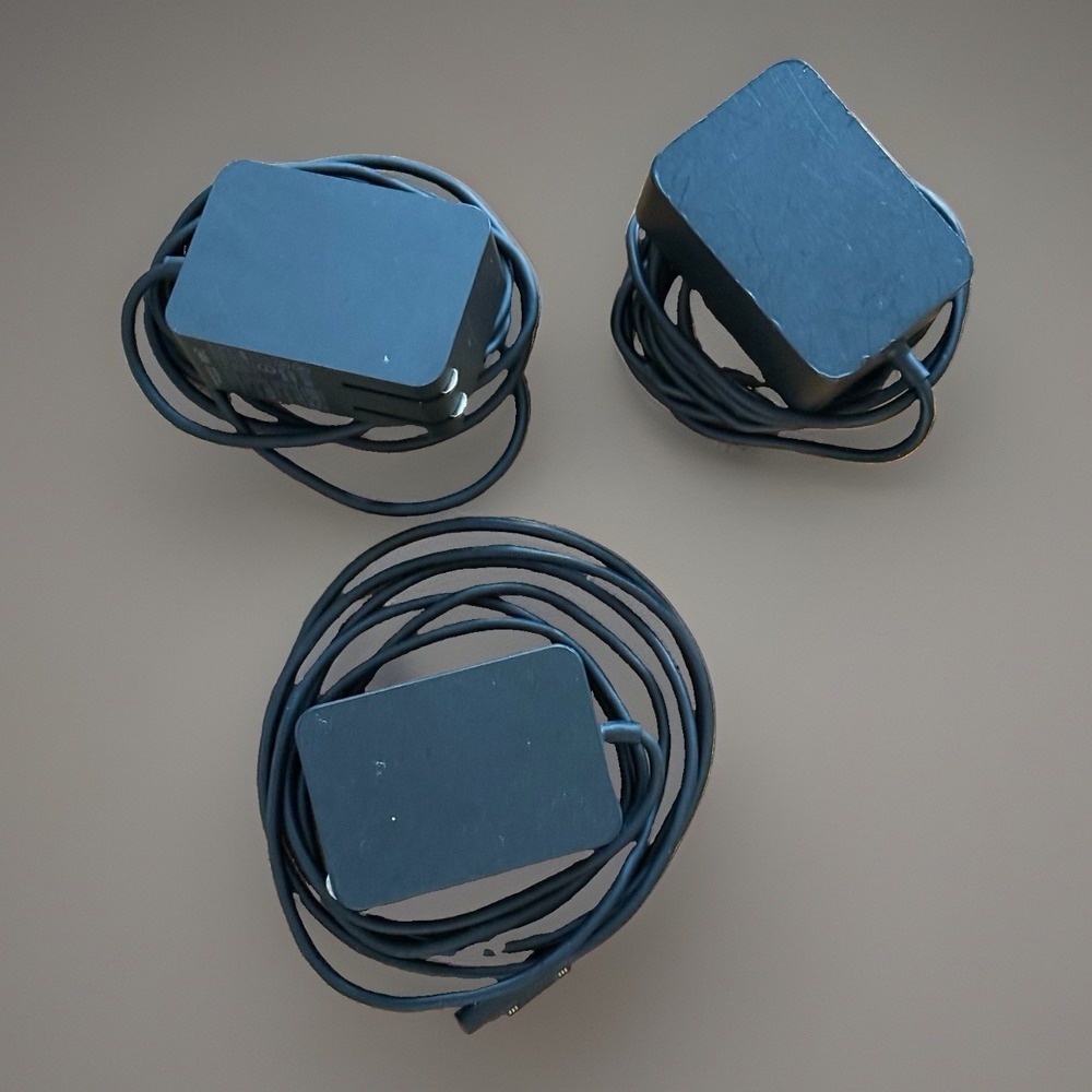 Lot of 3 Microsoft 1735 OEM Chargers 15V 24W Surface Go 4 3 2 1 Power Adapters